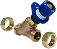 Show details for Honeywell Resideo Strangregulier- und Absperrventil Kombi-3-Plus BLAU, für den Rücklauf  V5010X0032 Picture of Honeywell Resideo Strangregulier- und Absperrventil Kombi-3-Plus BLAU, für den Rücklauf  V5010X0032