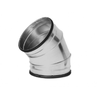 Zeige Details für Lindab SAFE-Segmentbogen - verzinkt DN 400, Typ: BFU-V-400-45 Bild von Lindab SAFE-Segmentbogen - verzinkt DN 400, Typ: BFU-V-400-45