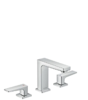 Show details for HANSGROHE Metropol 3-Loch Waschtischarmatur 110 mit Zungengriffen und Push-Open Ablaufgarnitur, 32514000 Picture of HANSGROHE Metropol 3-Loch Waschtischarmatur 110 mit Zungengriffen und Push-Open Ablaufgarnitur, 32514000