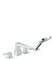 Show details for HANSGROHE Metropol 
4-Loch Wannenrandamratur mit Zungengriffen, 32552000 Picture of HANSGROHE Metropol 
4-Loch Wannenrandamratur mit Zungengriffen, 32552000
