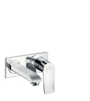 Zeige Details für HANSGROHE Metris  Einhebel-Waschtischmischer Unterputz mit Auslauf 165 mm für Wandmontage,  31085000 Bild von HANSGROHE Metris  Einhebel-Waschtischmischer Unterputz mit Auslauf 165 mm für Wandmontage,  31085000