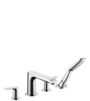 Show details for HANSGROHE Metris 4-Loch Wannenrandarmatur,  31442000 Picture of HANSGROHE Metris 4-Loch Wannenrandarmatur,  31442000