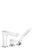 Show details for HANSGROHE PuraVida 3-Loch Einhebel-Wannenrandmischer,  15432000 Picture of HANSGROHE PuraVida 3-Loch Einhebel-Wannenrandmischer,  15432000