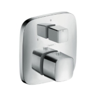 Show details for HANSGROHE PuraVida Thermostat Unterputz mit Ab- und Umstellventil,  15771000 Picture of HANSGROHE PuraVida Thermostat Unterputz mit Ab- und Umstellventil,  15771000