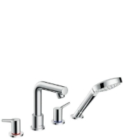 Show details for HANSGROHE Talis S 4-Loch Wannenrandarmatur,  72418000 Picture of HANSGROHE Talis S 4-Loch Wannenrandarmatur,  72418000