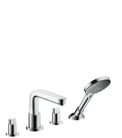 Show details for HANSGROHE Metris S 4-Loch Wannenrandarmatur mit Auslauf 171 mm,  31446000 Picture of HANSGROHE Metris S 4-Loch Wannenrandarmatur mit Auslauf 171 mm,  31446000