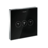 Show details for HANSGROHE ShowerSelect Glas Ventil Unterputz für 3 Verbraucher,  15736600 Picture of HANSGROHE ShowerSelect Glas Ventil Unterputz für 3 Verbraucher,  15736600