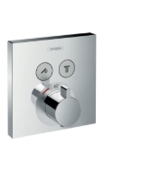 Show details for HANSGROHE ShowerSelect Thermostat Unterputz für 2 Verbraucher,  15763000 Picture of HANSGROHE ShowerSelect Thermostat Unterputz für 2 Verbraucher,  15763000