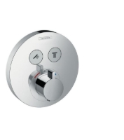 Show details for HANSGROHE ShowerSelect S Thermostat Unterputz für 2 Verbraucher,  15743000 Picture of HANSGROHE ShowerSelect S Thermostat Unterputz für 2 Verbraucher,  15743000