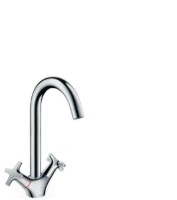 Show details for HANSGROHE Logis Classic 2-Griff Küchenarmatur,  71285000 Picture of HANSGROHE Logis Classic 2-Griff Küchenarmatur,  71285000