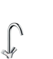 Show details for HANSGROHE Logis 2-Griff Küchenarmatur,  71280000 Picture of HANSGROHE Logis 2-Griff Küchenarmatur,  71280000