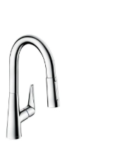 Show details for HANSGROHE M51 Talis S Einhebel-Küchenmischer 160 mit Ausziehbrause und sBox,  73850800 Picture of HANSGROHE M51 Talis S Einhebel-Küchenmischer 160 mit Ausziehbrause und sBox,  73850800