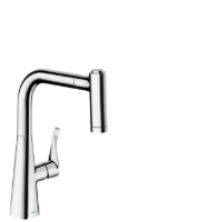 Show details for HANSGROHE M71 Metris Einhebel-Küchenmischer 220 mit Ausziehbrause und sBox,  73800000 Picture of HANSGROHE M71 Metris Einhebel-Küchenmischer 220 mit Ausziehbrause und sBox,  73800000