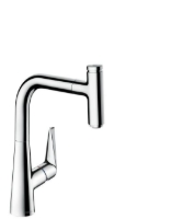 Show details for HANSGROHE M51 Talis Select S Einhebel-Küchenmischer 220 mit Ausziehauslauf und sBox,  73852800 Picture of HANSGROHE M51 Talis Select S Einhebel-Küchenmischer 220 mit Ausziehauslauf und sBox,  73852800