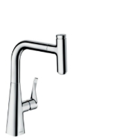 Show details for HANSGROHE M71 Metris Select Einhebel-Küchenmischer 240 mit Ausziehauslauf und sBox,  73802000 Picture of HANSGROHE M71 Metris Select Einhebel-Küchenmischer 240 mit Ausziehauslauf und sBox,  73802000