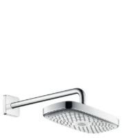 Show details for HANSGROHE Raindance Select E 300 2jet Kopfbrause mit Brausearm 390 mm,  27385000 Picture of HANSGROHE Raindance Select E 300 2jet Kopfbrause mit Brausearm 390 mm,  27385000