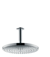 Show details for HANSGROHE Raindance Select S 300 2jet Kopfbrause mit Deckenanschluss 100 mm,  27337000 Picture of HANSGROHE Raindance Select S 300 2jet Kopfbrause mit Deckenanschluss 100 mm,  27337000