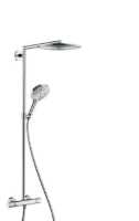 Show details for HANSGROHE Raindance Select S 300 1jet Showerpipe,  27114000 Picture of HANSGROHE Raindance Select S 300 1jet Showerpipe,  27114000