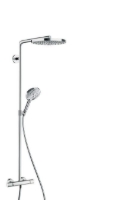 Show details for HANSGROHE Raindance Select S 240 2jet Showerpipe,  27129000 Picture of HANSGROHE Raindance Select S 240 2jet Showerpipe,  27129000