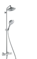 Show details for HANSGROHE Raindance Select S 240 1jet Showerpipe,  27115000 Picture of HANSGROHE Raindance Select S 240 1jet Showerpipe,  27115000