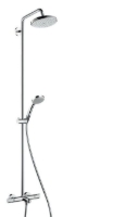 Show details for HANSGROHE Croma 220 Air 1jet Showerpipe Wanne,  27223000 Picture of HANSGROHE Croma 220 Air 1jet Showerpipe Wanne,  27223000
