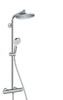 Show details for HANSGROHE Crometta S 240 1jet Showerpipe,  27267000 Picture of HANSGROHE Crometta S 240 1jet Showerpipe,  27267000