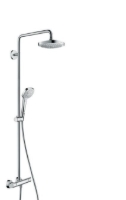 Show details for HANSGROHE Croma Select E 180 2jet Showerpipe,  27256400 Picture of HANSGROHE Croma Select E 180 2jet Showerpipe,  27256400