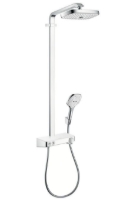 Show details for HANSGROHE Raindance Select E 300 2jet ST Showerpipe,  27126400 Picture of HANSGROHE Raindance Select E 300 2jet ST Showerpipe,  27126400