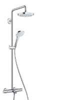 Show details for HANSGROHE Croma Select E 180 2jet Showerpipe Wanne,  27352400 Picture of HANSGROHE Croma Select E 180 2jet Showerpipe Wanne,  27352400