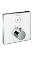 Show details for HANSGROHE ShowerSelect Glas Thermostat Unterputz für 1 Verbraucher,  15737400 Picture of HANSGROHE ShowerSelect Glas Thermostat Unterputz für 1 Verbraucher,  15737400