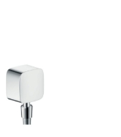 Show details for HANSGROHE Fixfit Schlauchanschluss mit Rückflussverhinderer und Kugelgelenk,  27414000 Picture of HANSGROHE Fixfit Schlauchanschluss mit Rückflussverhinderer und Kugelgelenk,  27414000