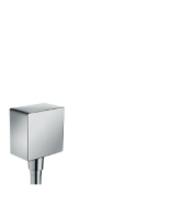 Show details for HANSGROHE Fixfit Square Schlauchanschluss mit Rückflussverhinderer und Kunststoffwinkel,  26455000 Picture of HANSGROHE Fixfit Square Schlauchanschluss mit Rückflussverhinderer und Kunststoffwinkel,  26455000