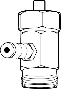 Bild von IMI Hydronic Engineering Messnippel 1/4" L=90 mm, Art.Nr.: 52 179-601