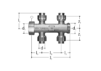 Show products in category JRG Sanipex Doppelverteiler 2-fach Picture for category JRG Sanipex Doppelverteiler 2-fach