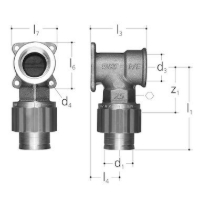 Show products in category JRG Sanipex Klemmfittings Winkel mit Flansch Picture for category JRG Sanipex Klemmfittings Winkel mit Flansch