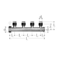 Show products in category JRG Sanipex MT Klemmfittings Verteiler 4-fach Picture for category JRG Sanipex MT Klemmfittings Verteiler 4-fach