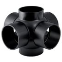 Show products in category Geberit PE Kugelabzweig 88.5° vierfach, Anschlüsse 90° versetzt Picture for category Geberit PE Kugelabzweig 88.5° vierfach, Anschlüsse 90° versetzt