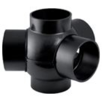 Show products in category Geberit PE Kugelabzweig 88.5° dreifach, Anschlüsse 135° versetzt Picture for category Geberit PE Kugelabzweig 88.5° dreifach, Anschlüsse 135° versetzt