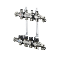 Show details for OVENTROP Edelstahl-Verteiler „Multidis SF“ für Flächenheizung mit integrierten Reguliereinsätzen, für 5 Kreise, Art.Nr. : 1405555 Picture of OVENTROP Edelstahl-Verteiler „Multidis SF“ für Flächenheizung mit integrierten Reguliereinsätzen, für 5 Kreise, Art.Nr. : 1405555