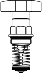 Picture of OVENTROP Ersatz-Oberteil „Aquastrom KFR“ DN 25, Rotguss, Art.Nr. : 4209508