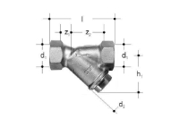 Show details for JRG Schrägfilter PN 16, DN10 - Art.Nr. : 1812.160 Picture of JRG Schrägfilter PN 16, DN10 - Art.Nr. : 1812.160