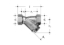 Show details for JRG Schrägfilter PN 16, DN50 - Art.Nr. : 1812.640 Picture of JRG Schrägfilter PN 16, DN50 - Art.Nr. : 1812.640
