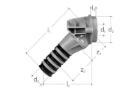 Show details for JRG Sanipex Dose 45°, d 12(mm), GN 1∕2(inch), Art.Nr. : 5403.050 Picture of JRG Sanipex Dose 45°, d 12(mm), GN 1∕2(inch), Art.Nr. : 5403.050