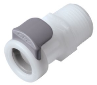 Show details for CPC Kupplungen 3/8 BSPT Non-Valved  Acetal (POM) Coupling Body - 25 Stk,  Art.Nr. : APC10006BSPT Picture of CPC Kupplungen 3/8 BSPT Non-Valved  Acetal (POM) Coupling Body - 25 Stk,  Art.Nr. : APC10006BSPT