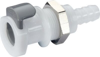 Show details for CPC Kupplungen 5/16 Hose Barb Non-Valved Panel Mount  Acetal (POM) Coupling Body - 25 Stk,  Art.Nr. : APC16005 Picture of CPC Kupplungen 5/16 Hose Barb Non-Valved Panel Mount  Acetal (POM) Coupling Body - 25 Stk,  Art.Nr. : APC16005