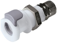 Show details for CPC Kupplungen 8mm PTF Valved Panel Mount  Acetal (POM) Coupling Body - 25 Stk,  Art.Nr. : APCD120M8 Picture of CPC Kupplungen 8mm PTF Valved Panel Mount  Acetal (POM) Coupling Body - 25 Stk,  Art.Nr. : APCD120M8