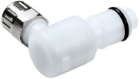 Show details for CPC Kupplungen 1/4 PTF Valved Elbow  Acetal (POM) Coupling Insert- 25 Stk,  Art.Nr. : APCD21004 Picture of CPC Kupplungen 1/4 PTF Valved Elbow  Acetal (POM) Coupling Insert- 25 Stk,  Art.Nr. : APCD21004