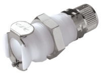Show details for CPC Kupplungen 8mm PTF Non-Valved Panel Mount Acetal Coupling Body- 25 Stk,  Art.Nr. : PLC120M8 Picture of CPC Kupplungen 8mm PTF Non-Valved Panel Mount Acetal Coupling Body- 25 Stk,  Art.Nr. : PLC120M8