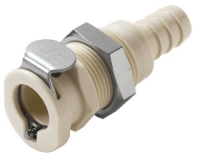 Show details for CPC Kupplungen 3/8 Hose Barb Non-Valved Panel Mount Polypropylene Coupling Body- 25 Stk,  Art.Nr. : PLC1600612 Picture of CPC Kupplungen 3/8 Hose Barb Non-Valved Panel Mount Polypropylene Coupling Body- 25 Stk,  Art.Nr. : PLC1600612