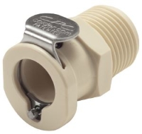 Show details for CPC Kupplungen 3/8 MBSPT Valved Polypropylene Coupling Body- 25 Stk,  Art.Nr. : PLCD1000612BSPT Picture of CPC Kupplungen 3/8 MBSPT Valved Polypropylene Coupling Body- 25 Stk,  Art.Nr. : PLCD1000612BSPT